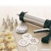 21Pcs Icing Gun Set Stainless Steel Cookie Biscuit Press Machine with Icing Nozzles and Cookie Cutter Discs Cake Decorating Tools Cake Icing Decorating Set with Icing Sugar Piping Tips - B07F32S4Z7
